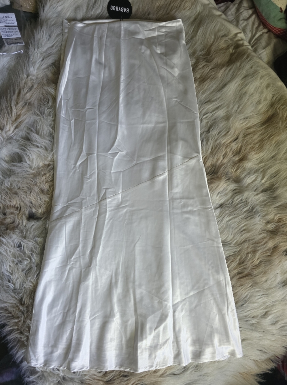 Babyboo Bernadette Maxi Skirt - Ivory - Picture 4 of 7